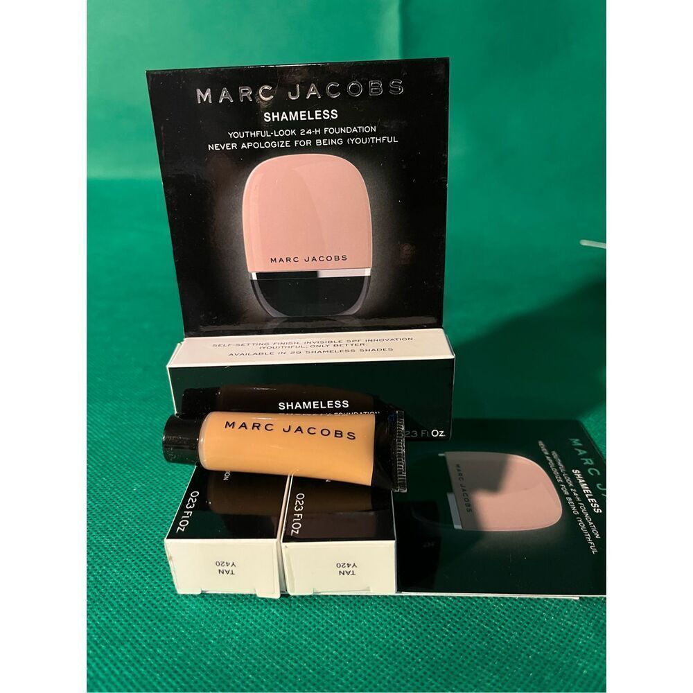 💸 5/$15 Marc Jacobs Shameless Foundation Tan Y420 3 tubes